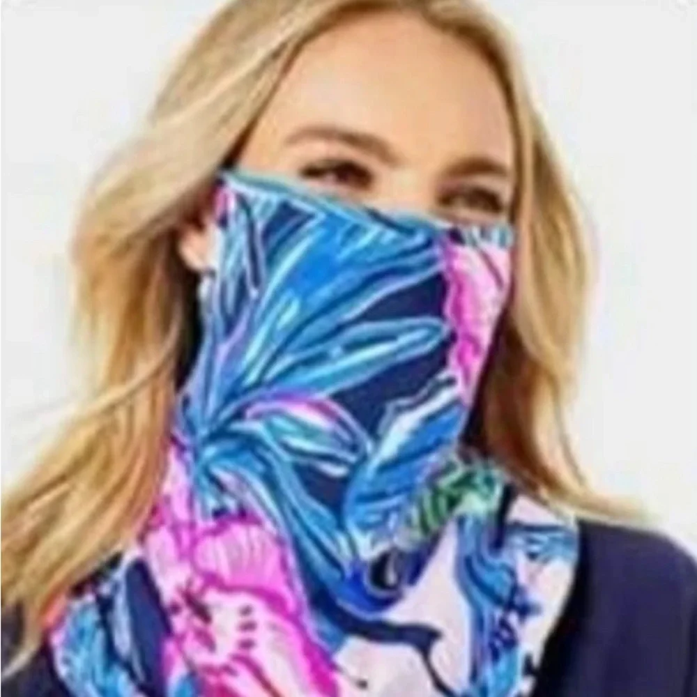 Lilly Pulitzer Gaiter Mask or Toddler Dress